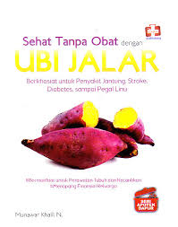 Cover Sehat Tanpa Obat dengan Ubi Jalar :  Berkhasiat untuk penyakit jantung, Stroke, Diabetes,sampai pegal linu / Munawar Khalil N