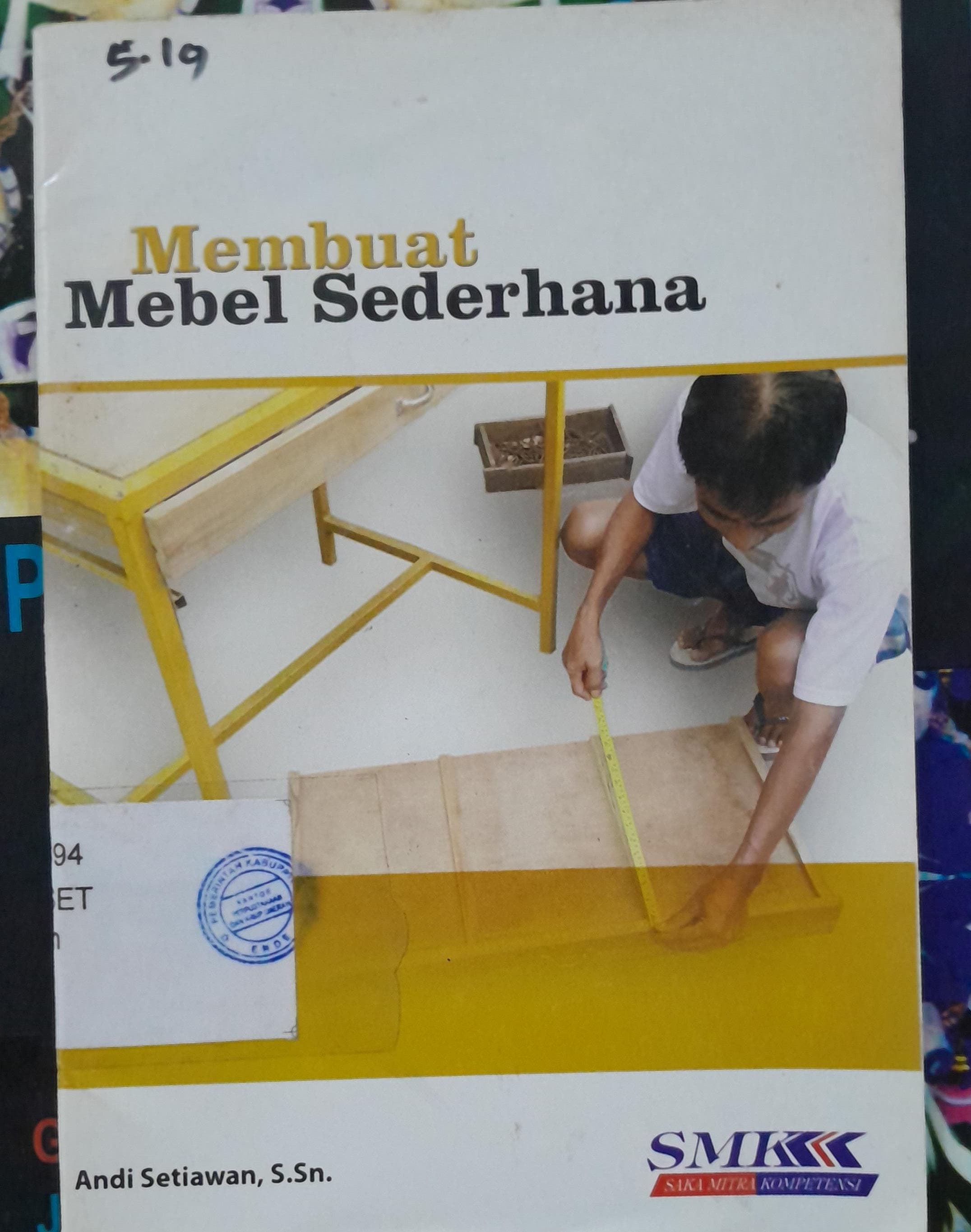 Cover Membuat Mebel Sederhana / Setiawan, Andi