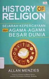 Cover History of Religion / Allan Menzies