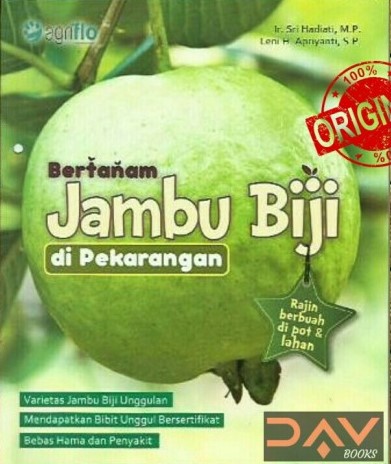 Cover Bertanam Jambu Biji di Pekarangan / Sri Hadiati