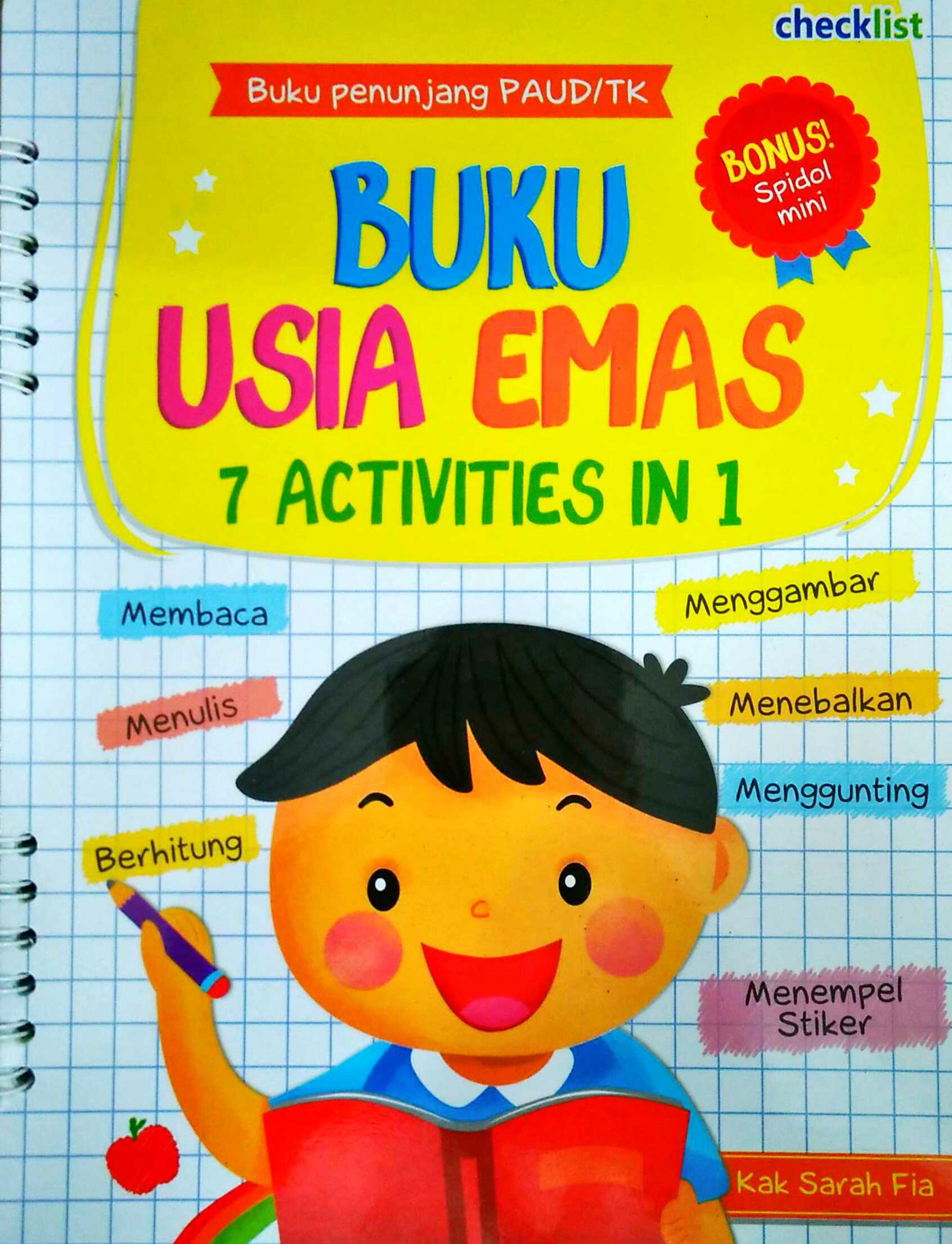 Cover Buku Usia Emas :  7 Activities In 1 / Sarah Fia