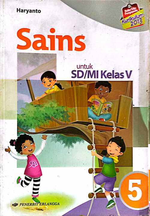 Cover Sains untuk SD/MI Kelas V :  Haryanto