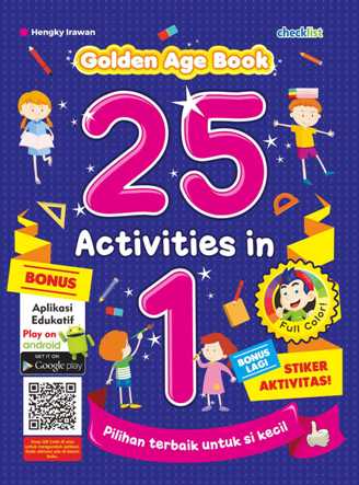 Cover 25 Activities in 1 :  Pilihan Terbaik untuk Si Kecil / Hengki Irawan