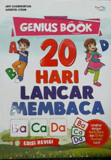 Cover Genius Book 20 hari Lancar Membaca / Umy Khomsyatun, Windiya Utami