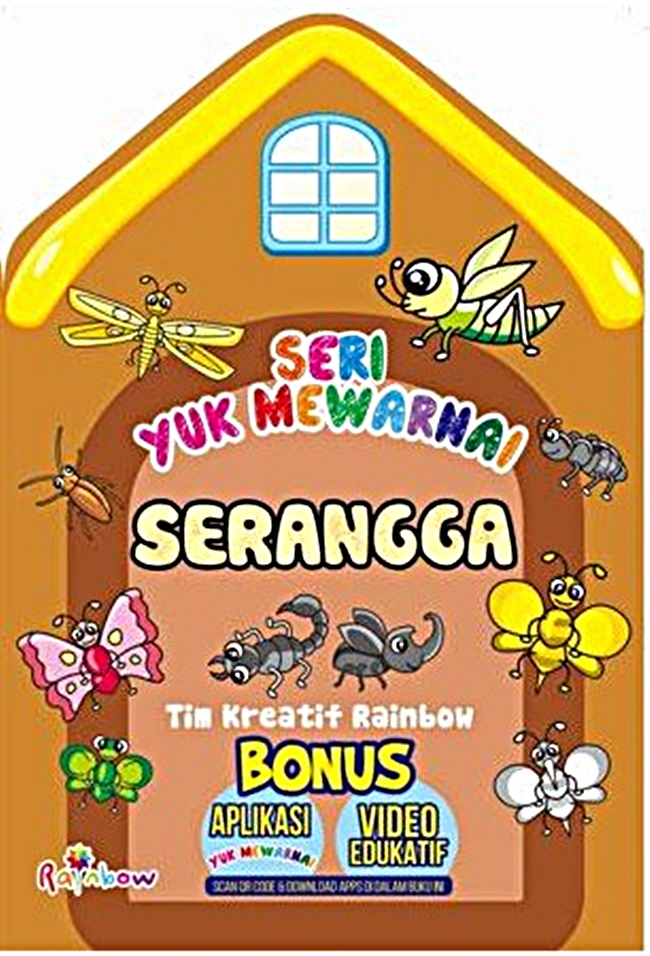 Cover Serangga :  Seri Yuk Mewarnai / Tim Kreatif Rainbow