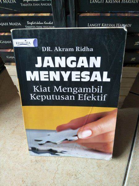 Cover Jangan Menyesal :  Kiat Mengambil Keputusan Efektif / Ridha, Akram