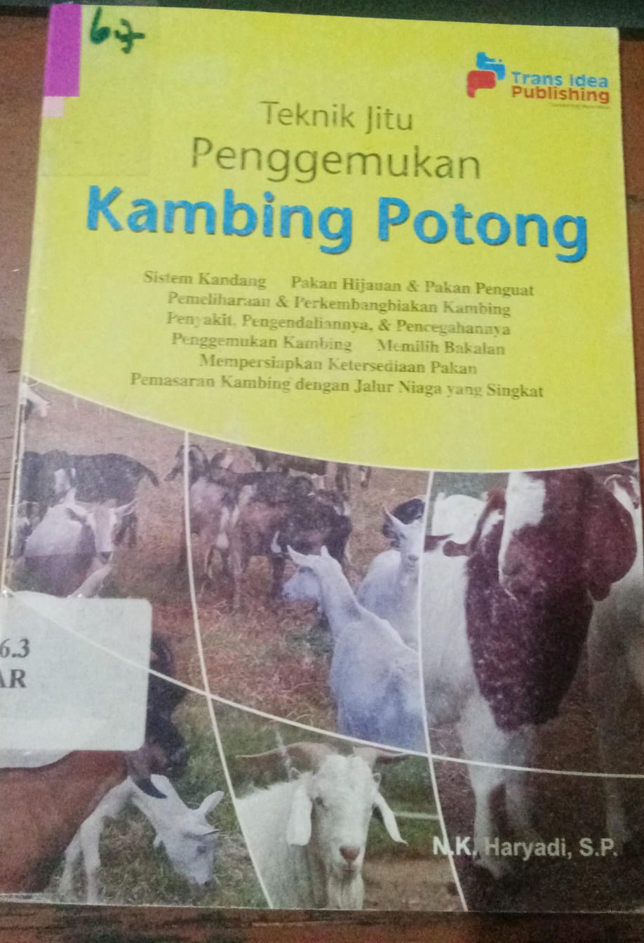 Cover Teknik Jitu penggemukan Kambing Potong / Haryadi