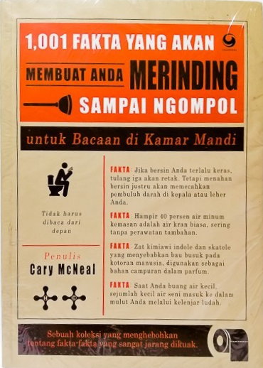 Cover 1001 Fakta Yang Akan Membuat Anda Merinding Sampai Ngompol :  Untuk Bacaan Di Kamar Mandi / Cary McNeal