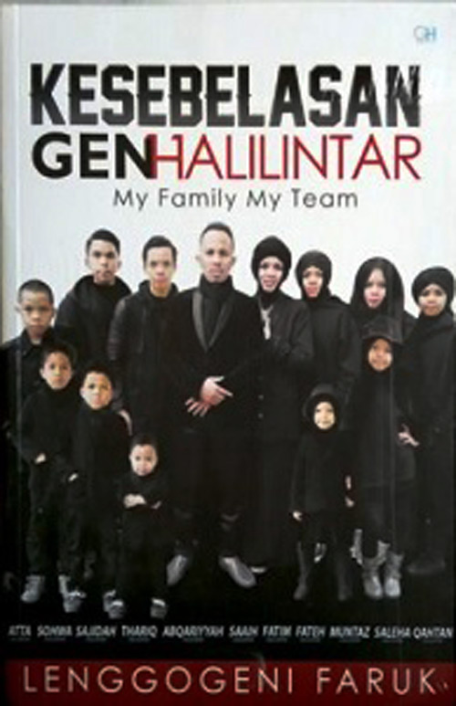 Cover Kesebelasan Gen Halilintar :  My Family My Team / Lenggogeni Faruk
