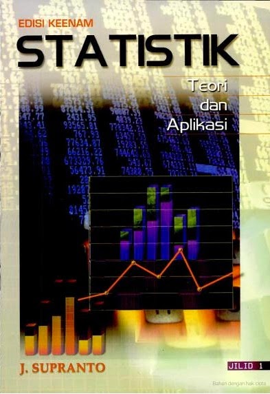 Cover Statistik Teori dan Aplikasi :  J. Supranto