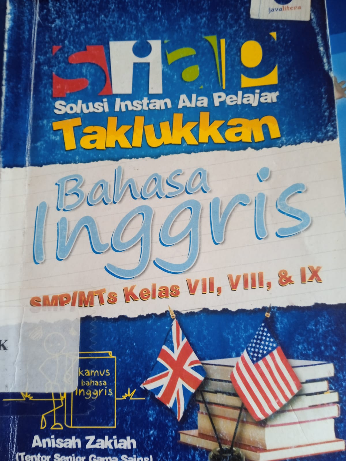 Cover Solusi Instan Ala Pelajar Taklukan Bahasa Inggris / Zakiah Anisah