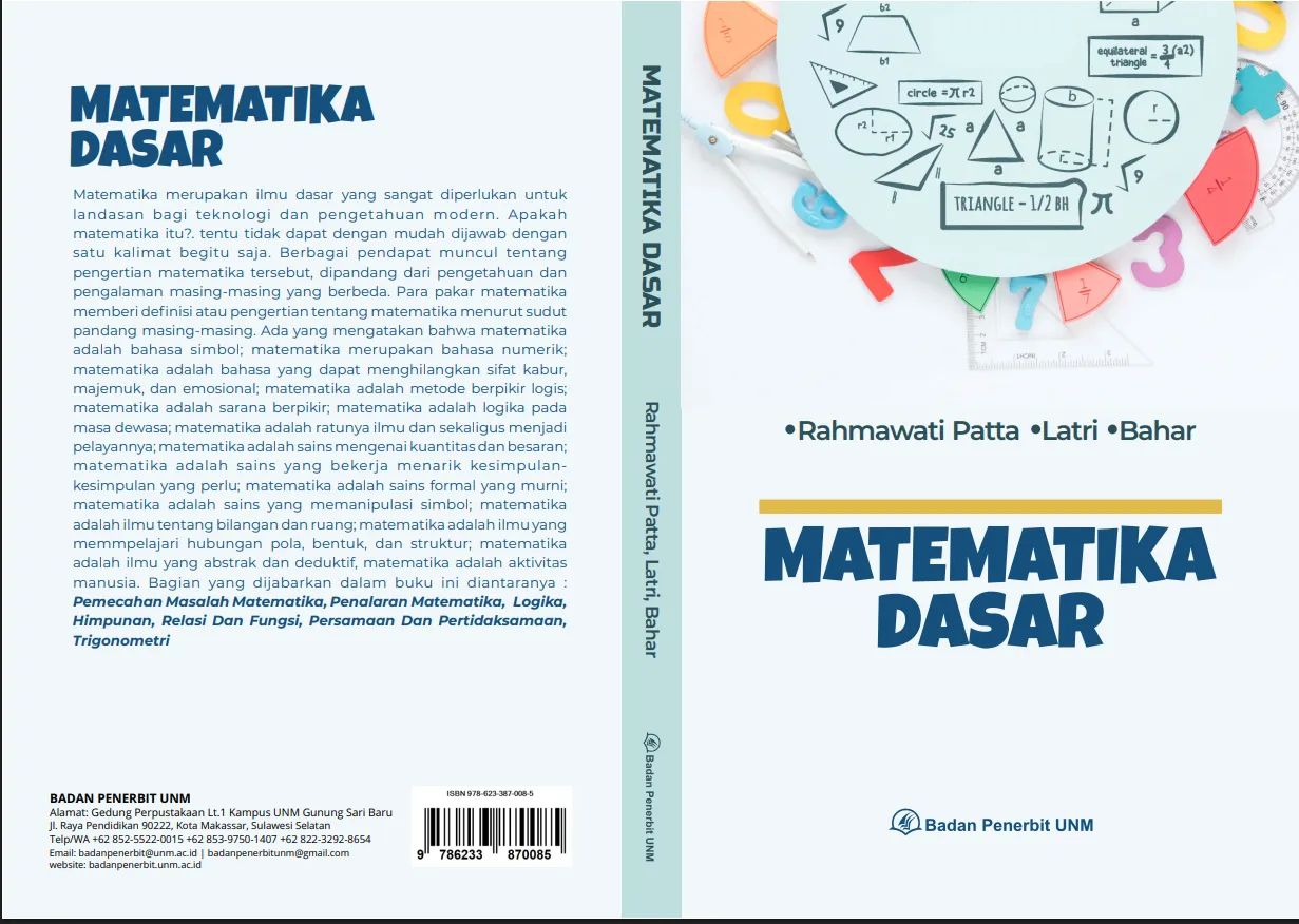 Cover PDF MATEMATIKA DASAR / Rahmawati Patta Latri Bahar