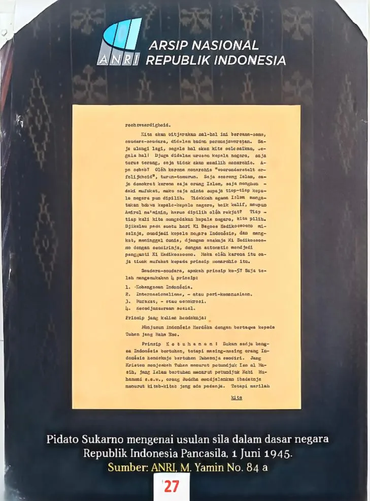 Cover CITRA KABUPATEN ENDE DALAM ARSIP "PIDATO SUKARNO MENGENAI USULAN SILA DALAM DASAR NEGARA REPUBLIK INDONESIA"