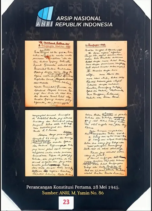 Cover CITRA KABUPATEN ENDE DALAM ARSIP "PERANCANGAN KONSTITUSI PERTAMA, 28 MEI 1945"
