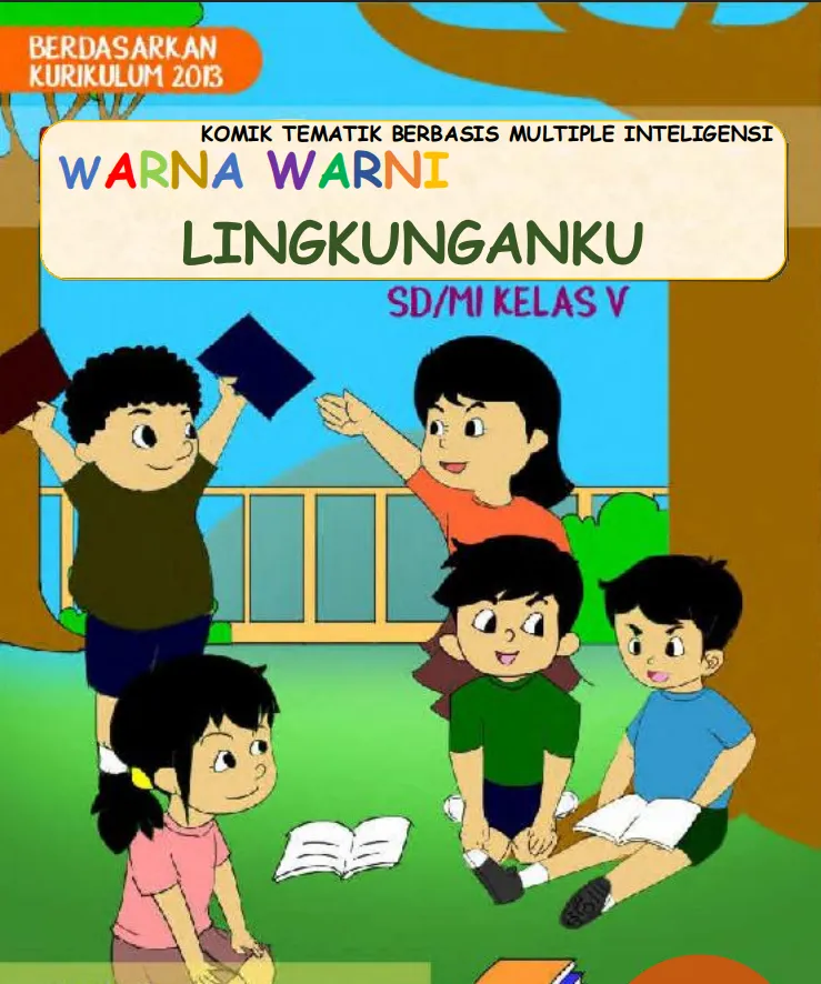 Cover Komik Warna Warni lingkunganku
