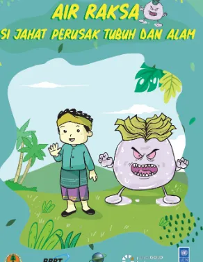 Cover Komik Air Raksa Si Jahat  Perusak Tubuh Dan Alam / Dian Bune