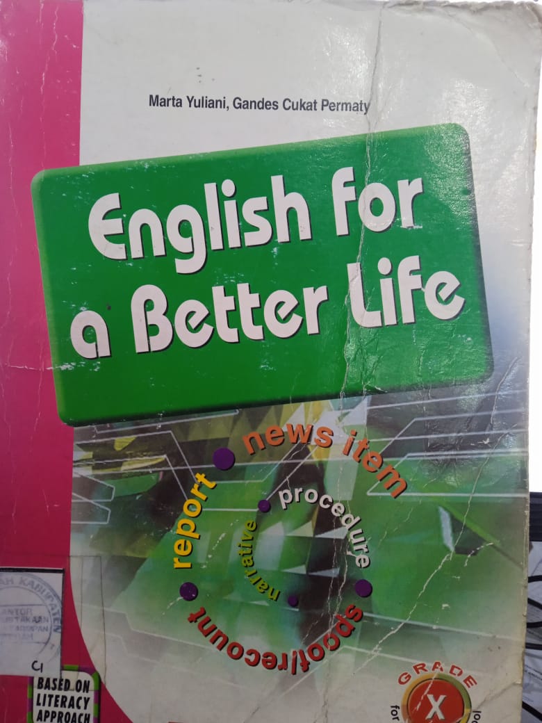 Cover English For a Better Life / Yuliani Marta, Gandes Cukat Permaty