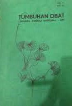 Cover Tumbuhan Obat :  Lembaga Biologi Nasional - LIPI / Setijati Sastrapradja
