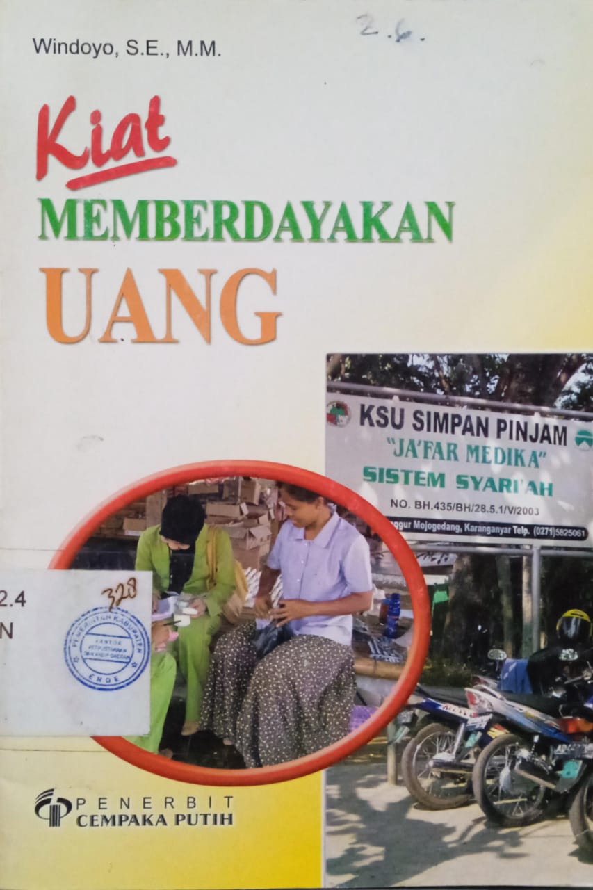 Cover Kiat Memberdayakan Uang / Windoyo, S. E., M. M.