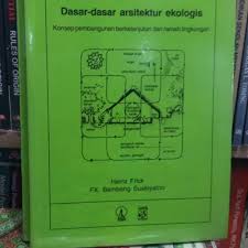 Cover Dasar-dasar Arsitektur ekologis :  Heinz Frick