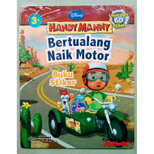 Cover Bertualang Naik Motor :  Handy Manny / Susan Amerikaner