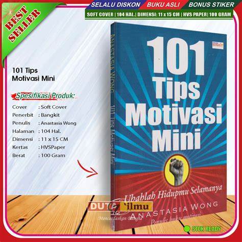 Cover 101 TIPS mOTIVASI Mini :  Ubalah hidupmu slamanya / Anastasia Wong