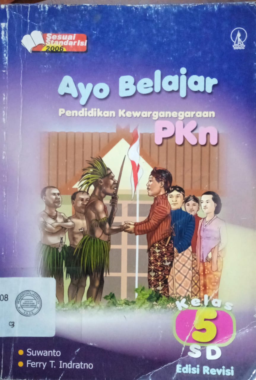 Cover Ayo Belajar Pendidikan Kewarganegaraan PKN / Suyadi