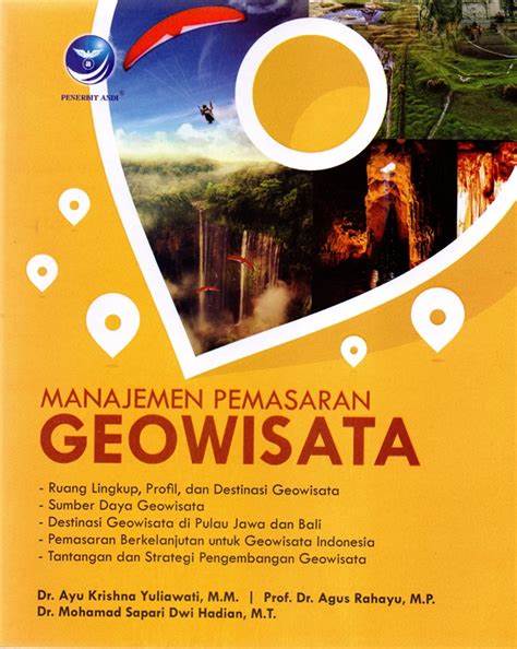 Cover Manajemen Pemasaran Geowisata / Ayu Khrisna Yulia Wati