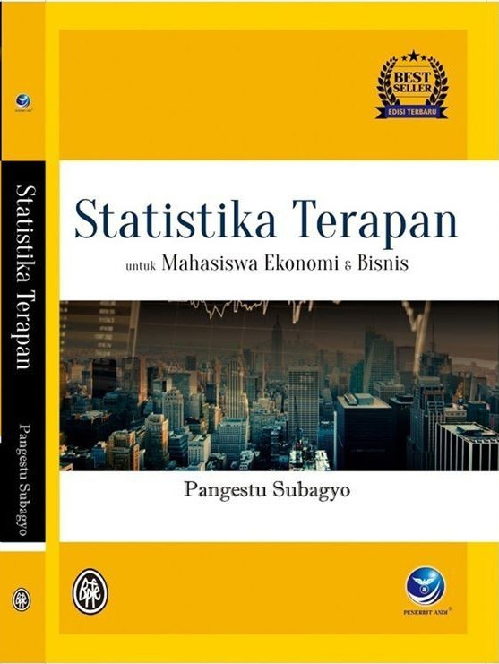 Cover Statistika Terapan Untuk Mahasiswa Ekonomi dan Bisnis / Pangestu Subagyo