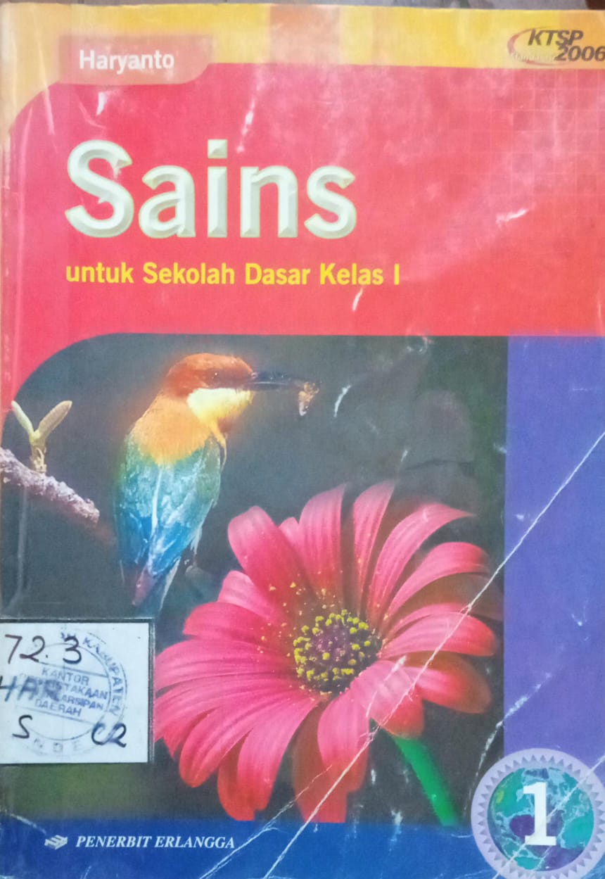 Cover Sains Jilid 1 Untuk Sekolah Dasar Kelas 1, / Haryanto