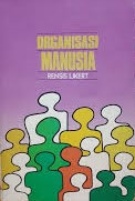 Cover Organisasi Manusia :  Nilai dan Manajemen / Likert, Rensis