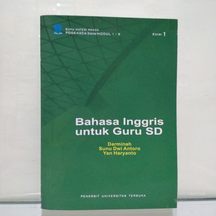 Cover Bahasa Inggris Untuk Guru SD