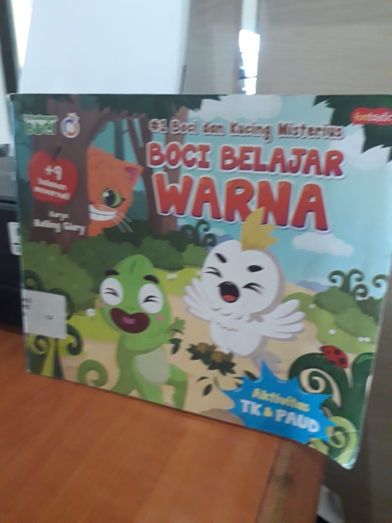Cover Boci Belajar Warna :  Aktivitas TK & PAUD / Rolling Glory