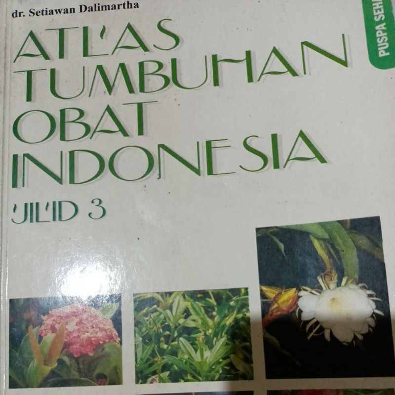 Cover Atl'as Tumbuhan Obat Indonesia / Dalimartha, Setiawan
