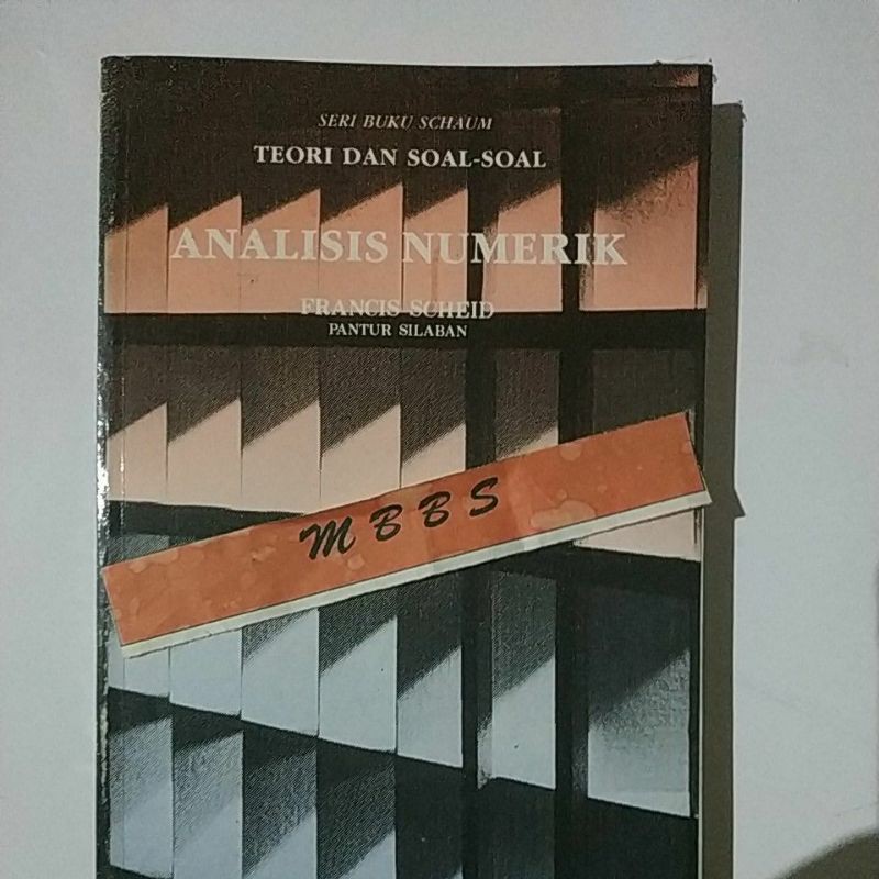 Cover Teori Dan Soal-Soal Analisis Numerik / Scheid,Francis