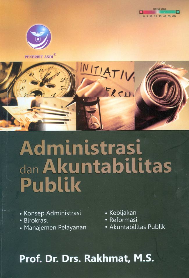 Cover Administrasi Dan Akuntabilitas Publik / Rakhmat