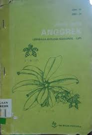 Cover Jenis - Jenis Anggrek :  Lembaga Biologi Nasional - LIPI / Setijati Sastrapradja