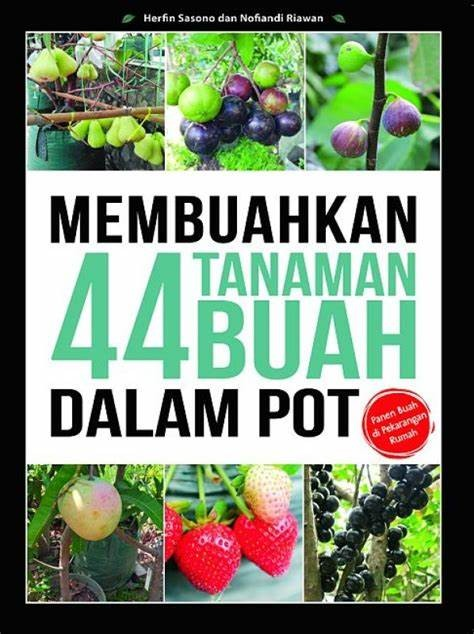 Cover Membuahkan 44 Tanaman Buah dalam Pot / Herfin, Sasono