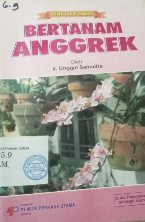 Cover Bertanam Anggrek / Samudra, Unggul