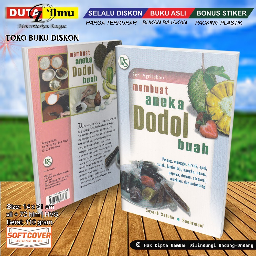Cover Membuat Aneka Dodol Buah / Satuhu, Suyanti