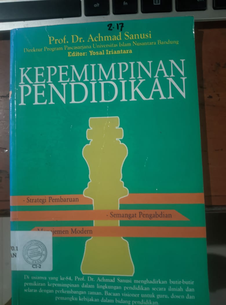 Cover kepimimpinan pendidikan : / Achmad Sanusi