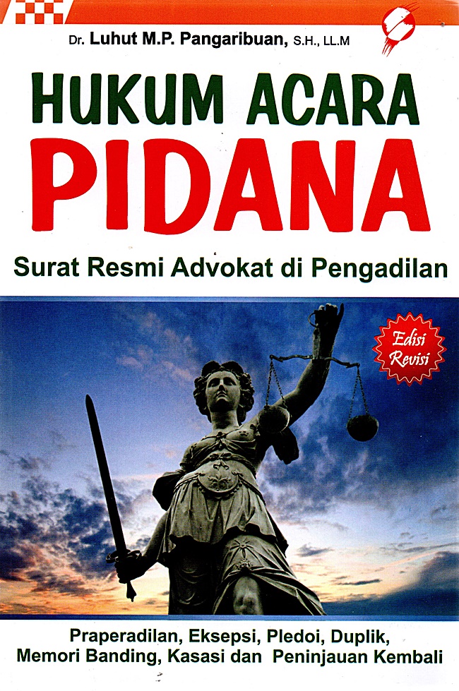Cover Hukum Acara Pidana / Luhut,Pangaribuan
