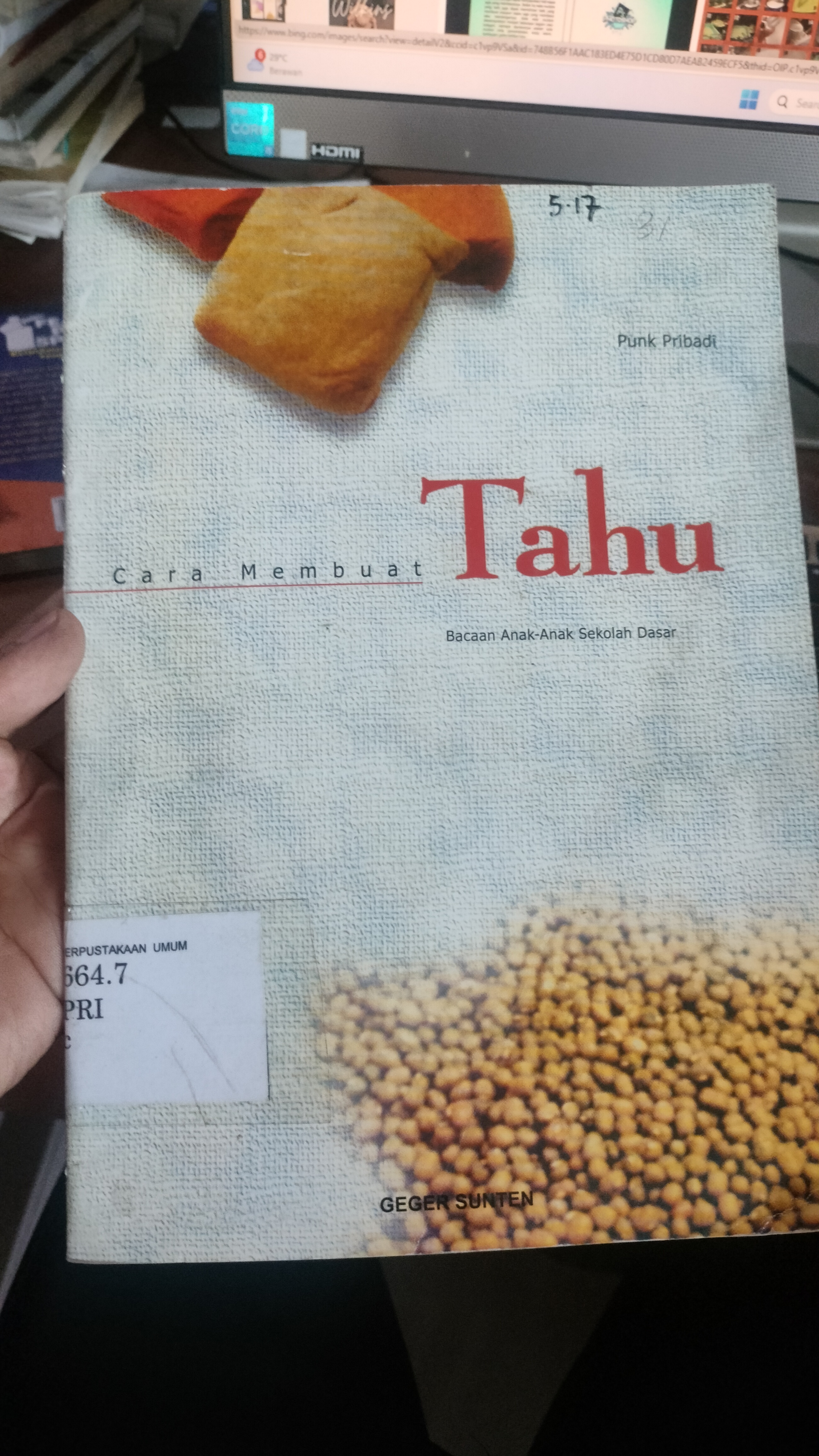 Cover Cara Membuat Tahu / Pribadi, Punk