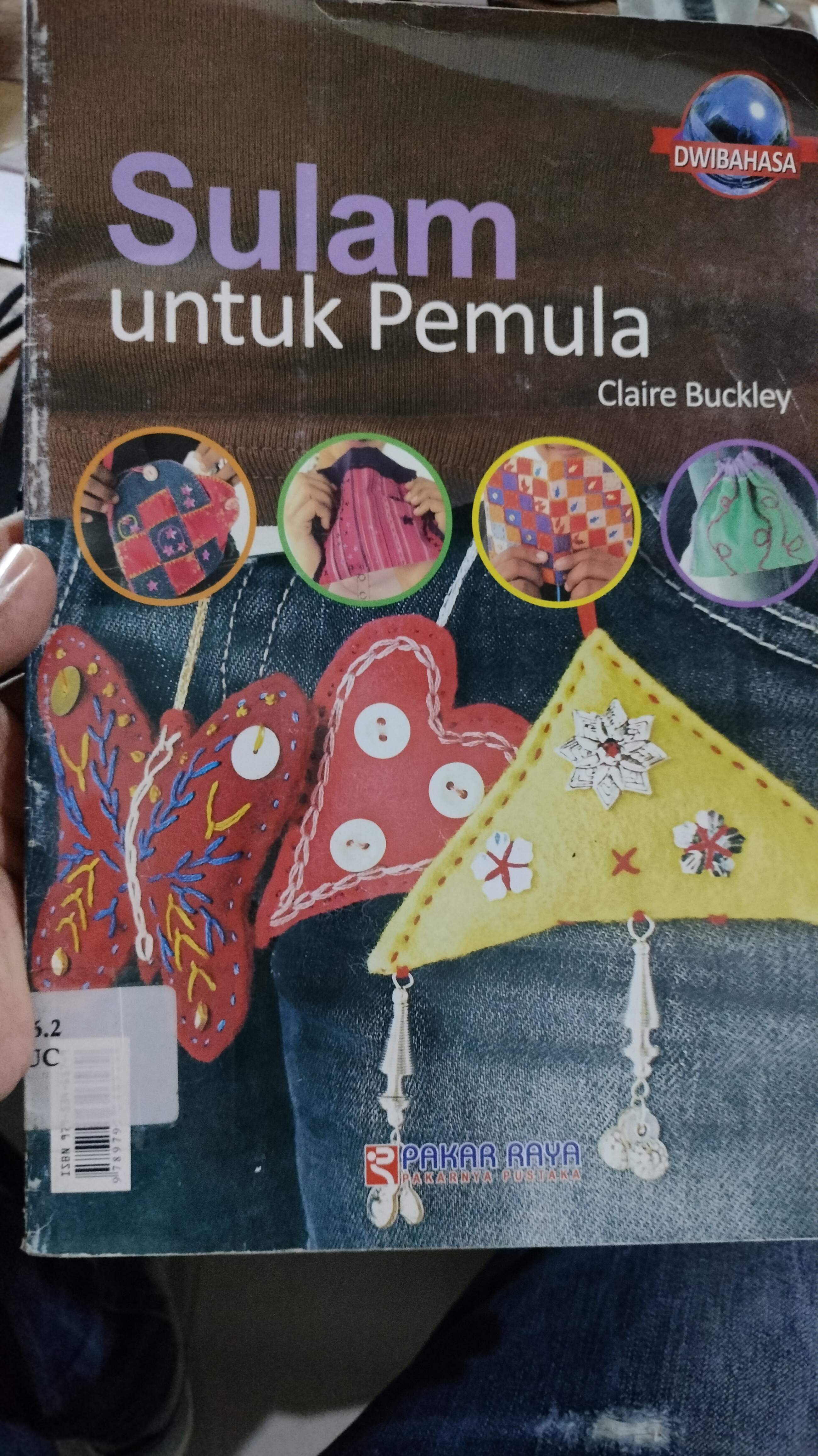 Cover Sulam untuk Pemula / Buckley, Claire
