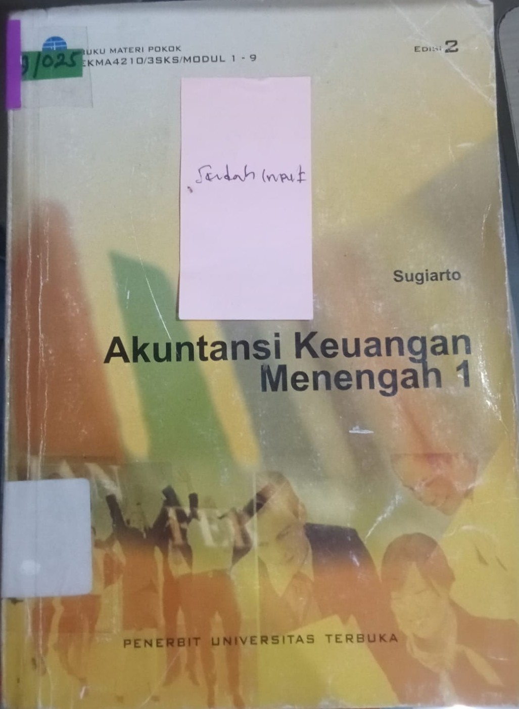 Cover Akuntansi Keuangan Menengah 1 / Sugiarto
