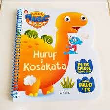 Cover Huruf dan Kosa Kata :  Wudi Magic Book / Arif Erha