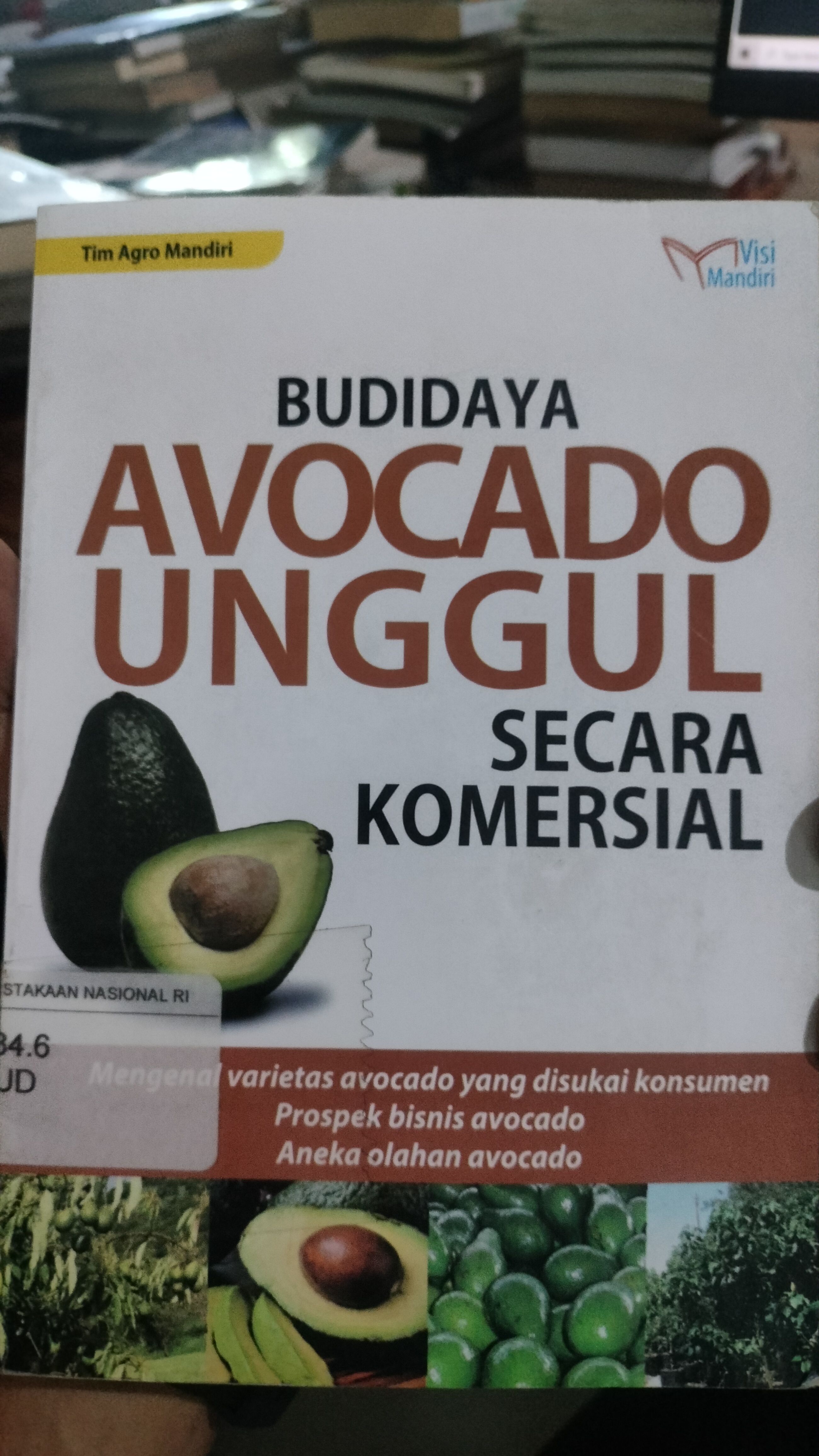 Cover Budidaya Avocado Unggul :  Secara Komersial / Tim Agro Mandiri