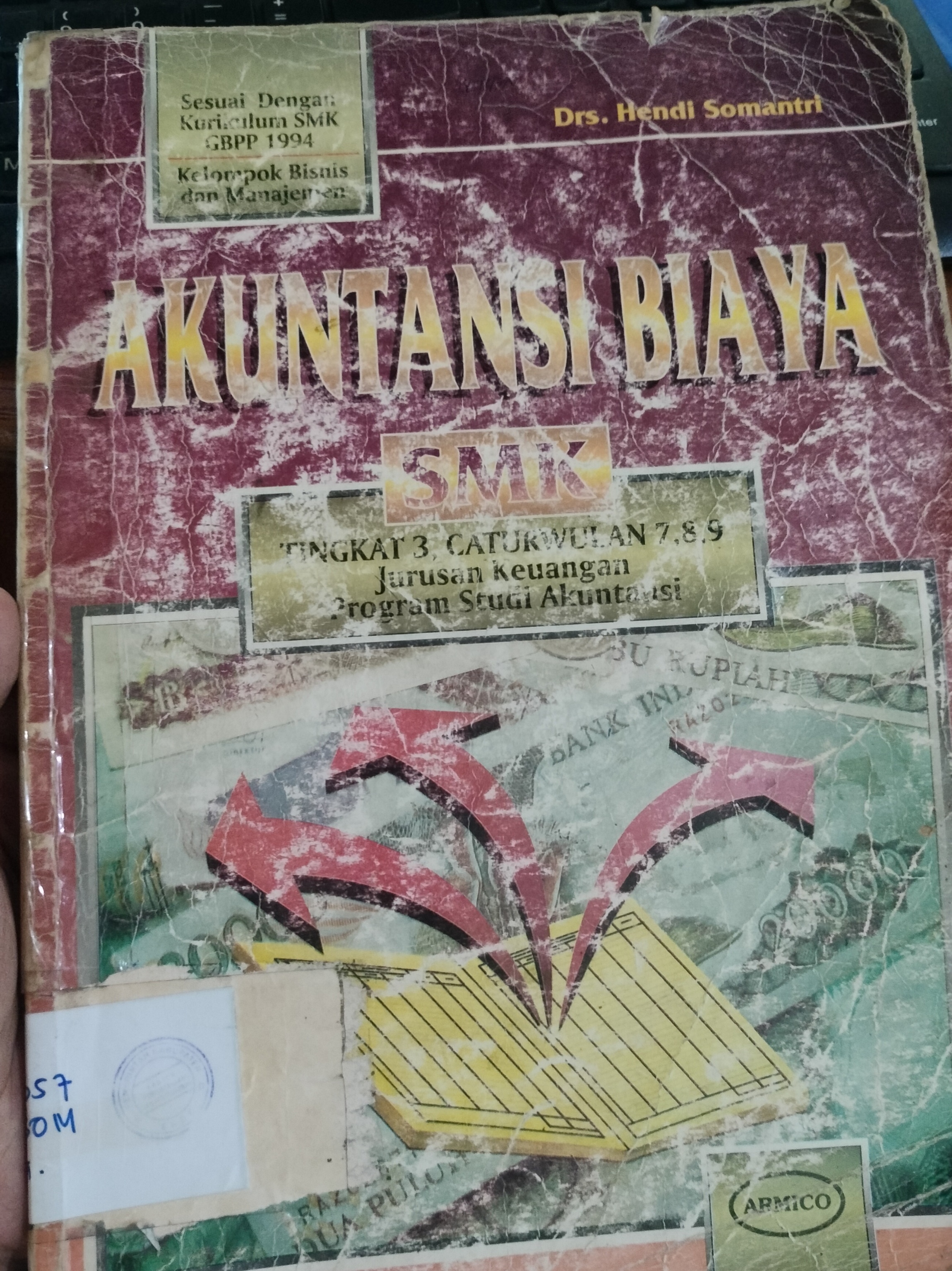Cover Akuntansi Biaya SMK / Somantri, Hendi