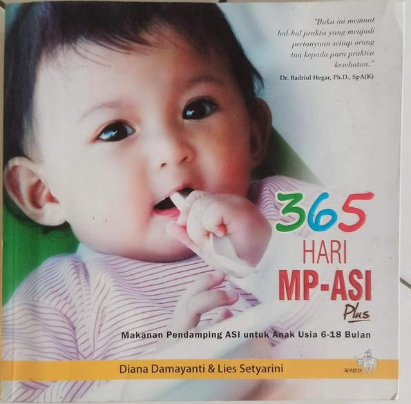 Cover 365 Hari MP-ASI Plus / Diana Damayanti