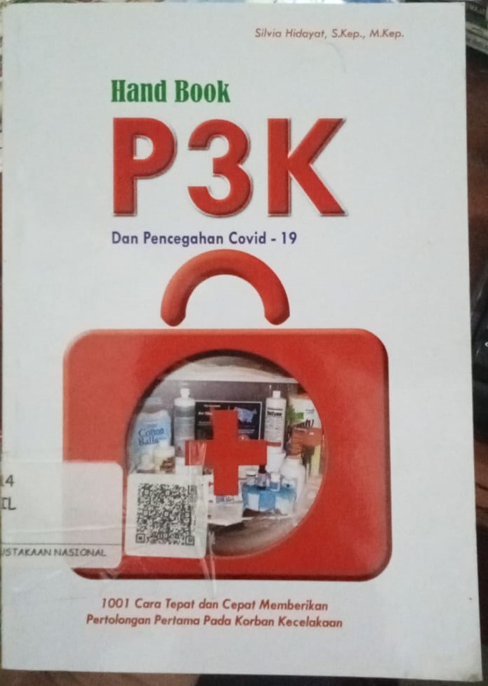 Cover Handbook P3K dan Pencegahan Covid - 19 / Silvia Hidayat